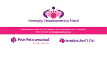 Tablet Screenshot of jenaplanschool.nl